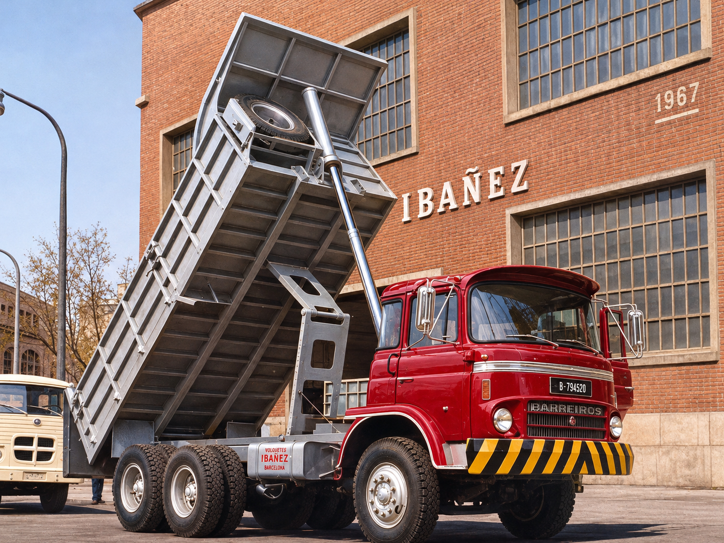 Camión histórico fabricado por Volquetes Ibáñez